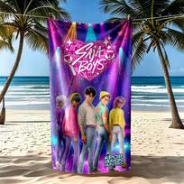 Saja Boys5 Beach Towel Quick-Dry Soft Microfiber Comfortable Lightweight Portable for Swimming,Beach,Camping, Travel, Beach Accessories,Gym 70cmx140cm(27x55inch)