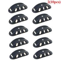 2/10X Universalus motociklo šalmo smakro pagalvėlės apsauga dviračiui, riedlentei, slidinėjimo šalmui 2(10PCS) black
