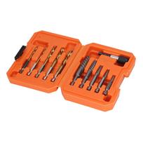 11Pcs Damaged Screw Extractor Kit HHS Professional Bolt Stud Removal Tool Screw Remover orange