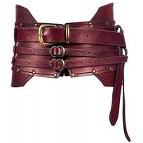 Viduramžių Renesanso Korsetas Platus Diržas Šarvai Vikingų Riteris Kariūnas Juosmens Diržas Steampunk Piratas Larp Cosplay Kostiumas Moterims Vyrams One Size raudona