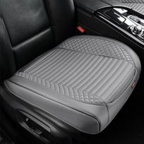 SEAMETAL 1vnt automobilio priekinės sėdynės užvalkalas Napa odinis kvėpuojantis automobilio sėdynės pagalvėlės užvalkalas keturiems sezonams 1pc front seat pilka spalva