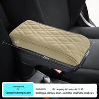 Memory Foam Car Armrest Pad - Adjustable Height, Universal Fit, Extended and Widened. black