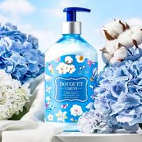 Bouquet Garni Daily Perfume Body Lotion Baby Powder 600ml – Long-Lasting Moisturizing Body Lotion blue