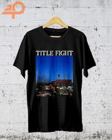 Title Fight Tshirt Shed Album Shirt Rock Band Title Fight Shirt Music Merch Unisex Tshirt 3XL black