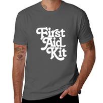 First Aid Kit Band TShirt Simple Trendy Casual TShirt XL black