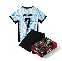 26-27 Portugalija išvykos Nr.. 7 klubo futbolo marškinėliai Vaikų drabužiai Suaugusiųjų komplektas Dydis 16-2XL su išskirtiniais aksesuarais #28