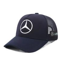 BENZ Madinga odinė tinklinė kepurė Snapback Trucker Lauko sportinė kepurė Mercedes Benz B/C/E/S klasėms A GLC MZ-BENZ Interjero apdailos detalėms black