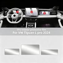 For Volkswagen Tiguan L Pro VW 2024-2026 Interior Transparent TPU Protection Film Center Console PPF Anti-scratch Navigation film