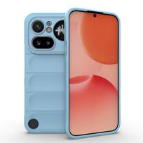 For Nothing Phone 4A Pro Case Silicone Liquid Shockproof Case Nothing Phone 4 A Pro Cover TPU Rubber Protector Cover Nothing Phone (4a) Pro šviesiai mėlyna spalva