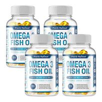 XEMENRY - Omega-3 Fish Oil Dietary Supplement Capsules - Heart, Brain, Eye, and Joint Health 120*4