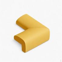Corner for Sharp Edges Proofing, Protectors and Furniture Table, Home security Foam Bumper Wood color yellow