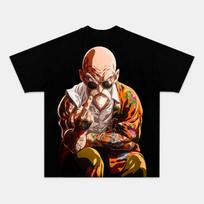 Dragon Ball MASTER ROSHI Anime Spausdinimo Marškinėliai Vyriški Drabužiai Moteriški Harajuku Trumpomis Rankovėmis Marškinėliai 2026 Vasaros Medvilniniai M brown