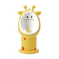 Urinal with Toilet Brush GiraffeShaped Young Child EasytoClean Standing Potty for geltona