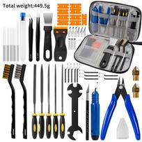 46/57Pcs 3D Printer Tool Kit With Portable Carrying Case And Complete Finishing Cleaning Tools For Hobbyists Diy Craft Projects A2