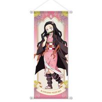 Wall Scroll Poster Tapestry Kamado Tanjiro Nezuko Kamado Giyu Tomioka Mitsuri Kanroji Anime Hanging Printing white