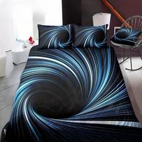 3D Vortex Print Al Season Beding Set, Soft Comfortable And Breathable Soft with Soft Fabric Duvet Cover, For Bedrom, Guest Rom And Dorm 200*230cm Double gray