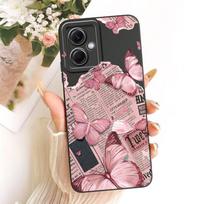 For Xiaomi Redmi Note 12 Pro 5G Case Fashion Flower Soft Silicone Phone Cover For Xiaomi Redmi Note 12 Pro+ Note12 Global Fundas Redmi Note 12 Pro black