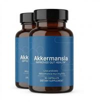 Akkermansia probiotikas su prebiotinėmis skaidulomis, didina GLP-1 gamybą, gerina žarnyno veiklą, be GMO, veganiškas 2pack