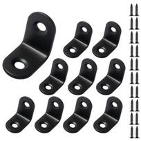 10/20 VNT Kampinis laikiklis Nerūdijančio plieno Dešinysis lentynos atraminis kampinis laikiklis 90° Baldų L/I formos laikiklis 10pcs 25X25