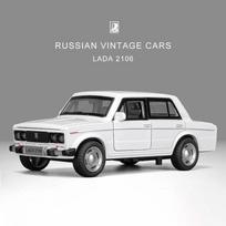 1:32 Rusijos LADA NIVA LADA 2106 Lydinio Modeliniai Automobiliukai Žaislas Metaliniai Lietiniai Atitraukimo Mechanizmas Muzika Šviesa Automobiliukai Žaislai Vaikams Transporto Priemonė