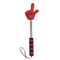 Stainless Steel Teaching Stick Finger Design Whiteboard Hand Pointer  Teachers Red-03 red