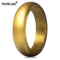 WarBLade 5.7mm Food Grade FDA Silicone Rings For Women Wedding Rubber Bands Hypoallergenic Flexible Silicone Finger Ring 10 auksas