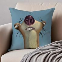 Klasikinio animacinio filmo Ledynmetis Pagalvės užvalkalas Antialerginis nematomas užtrauktukas Trumpas pliušas Sofa pagalvė 50X50cm