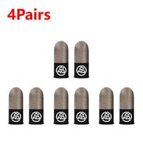 1-10 Pair Luminous Fingertips Sweat-Proof Game Finger Sleeve Finger Cots Cover Sensitive Mobile Touch Glove for PUBG Phone Games gray