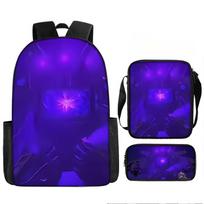 Skibidi Cartoon Toilet Printed Backpack Child Schoolbag Shoulder Bag Pencil Bag Style18