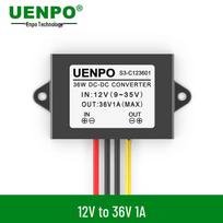 12V/24V to 36V DC Step-Up Converter Module, 3A/8A/10A/17A Boost Transformer