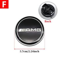 Rato dangtelis 57mm Automobilio logotipas Priekinės variklio dangčio emblema Mercedes Benz AMG W212 W213 W205 W177 W247 W176 CLA CLS CLK CLG GLS Emblema Variklio dangčio aksesuarai ws2