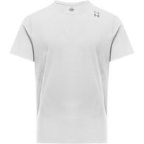 Under Armour Halo Vent paprastas megztukas su apvalia apykakle, trumpomis rankovėmis, vyriški marškinėliai 6001829-023 L white