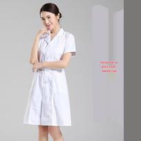 Nightingale Unisex Gydytojo ir Slaugytojo Uniformos - Žieminės ir Vasarinės, Baltas Laboratorinis Chalatas, Apsauginiai Darbo Drabužiai Small white