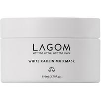LAGOM White Kaolin Mud Mask 110ml – Pore Purifying & Soothing Clay Pack, Korean 110ml white