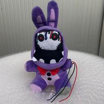 New Five Night At Freddy Fnaf Cute Plush Toys Game Doll Bonnie Bear Foxy Cartoon Stuffed Dolls Freddy Toys For Children Gifts. (As shown-31258)- black