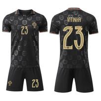 2026 Portugalijos futbolo marškinėliai juodi #23 24 black