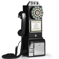 Retro Amerikietiškas-Europos Telefonas Taupyklė su Mechaniniu Skambučiu - Antikvarinio Stiliaus Sieninis Laikiklis Namų Dekoro