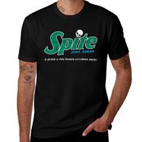 Spite Zero Sugar Dayz Parody Drink Gamer T-Shirt Graphic Print Short Sleeve T-Shirt S black