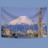 VIKAMA Mount Fuji Japanese Street Scene Tapestry Living Room Sofa Backdrop Wall Decoration Crafting Aesthetic Spaces 100X150CM gray