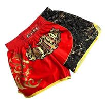 MMA Training Shorts Muay Thai Boxing Kickboxing Combat Sports Gym Workout Athletic Wear Kids 3XL 60-70 lbs black