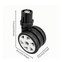 Shopping Cart Replacement Wheels Compact Swivel Caster Commercial