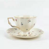 Lemon Coffee Cup and Saucer Teapot Set British Luxury Gold Painted Kettle Tea Maker Tania Bulhoes Design Cup