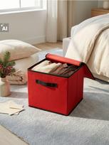 Sinsay - Dėžė su dangčiu daiktams laikyti - raudona