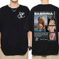 Sabrina Carpenter Short N' Sweet Tour 2026 Cover T Shirt Men Women Casual Cotton Short Sleeve T-shirts Harajuku Aesthetic Tsh... 5XL įvairiaspalvis