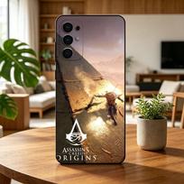 Žaidimas Assassins Creed Telefono dėklas Samsung S25,S24,S21,S22,S23,S30,Ultra,S20,Plus,Fe,Lite,Note,10,Juodas dangtelis Samsung S225G gray