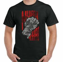 MUAY THAI T-SHIRT MMA UFC Mixed Martial Arts Thailand Training Top Gym Gift Tee S brown