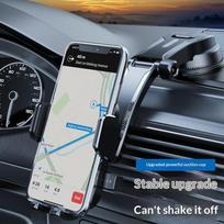 Car Phone Holder Mount Suction Cup 360° Rotation Universal Dashboard Stand Shockproof for   All Smart Phones one size white