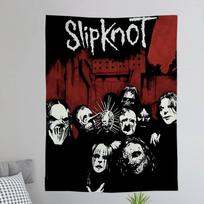 Heavy metal band S-Slipknot Colorful Tapestry Wall Hanging Bohemian Wall Tapestries Mandala Wall Art Decor 100X70CM brown