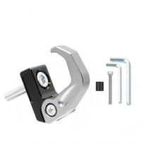 Motorcycle Helmet Holder Cnc Aluminum Luggage Bag Hook Holder Hanger Hooks Motorbike Scooter Helmet Bags Gadget Hooks black