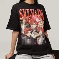 Vintage Sylvain Fire Emblem Three Houses Bootleg Gaming T-Shirt, Videogame Husbando Shirt XL brown